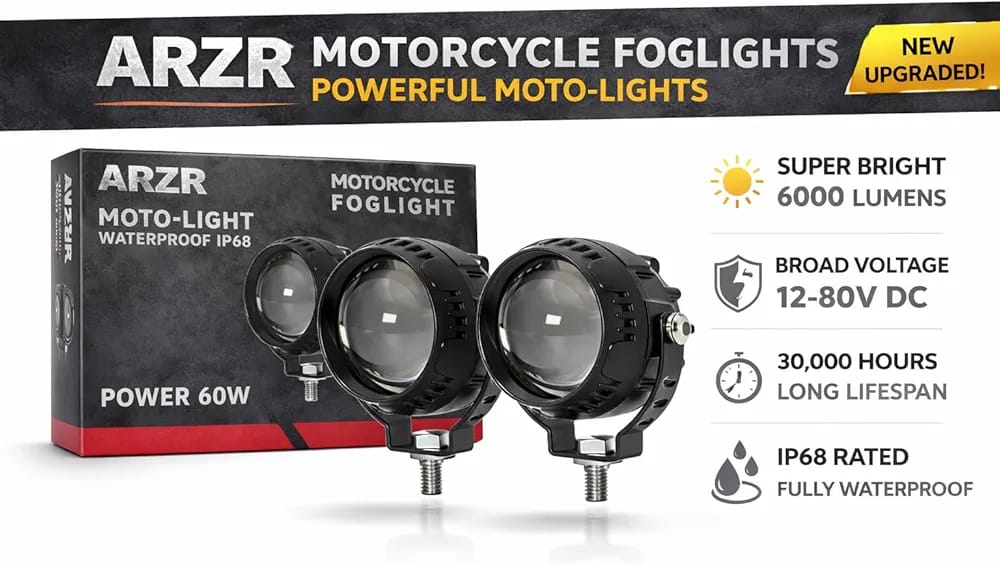 ARZR MOTO-LIGHT WATERPROOF IP68