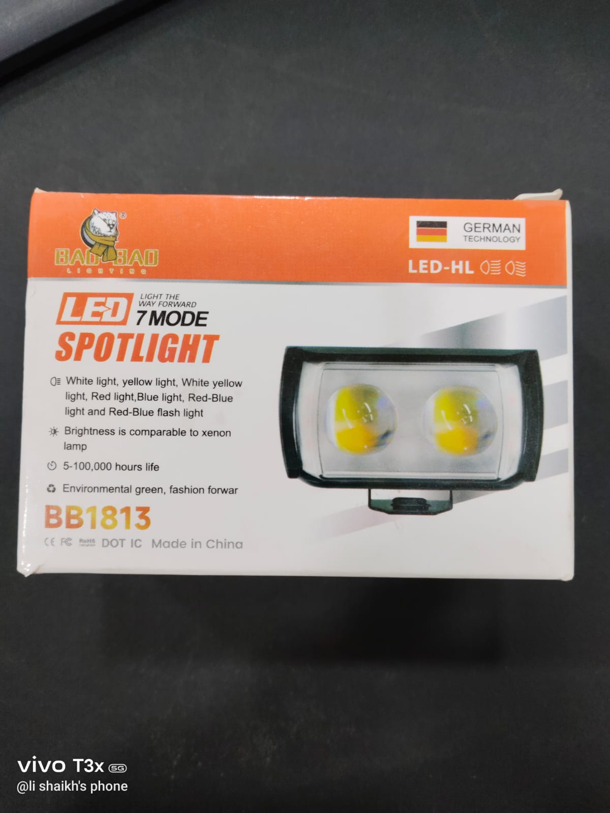 BAO BAO LED 7Mode Spotlight
