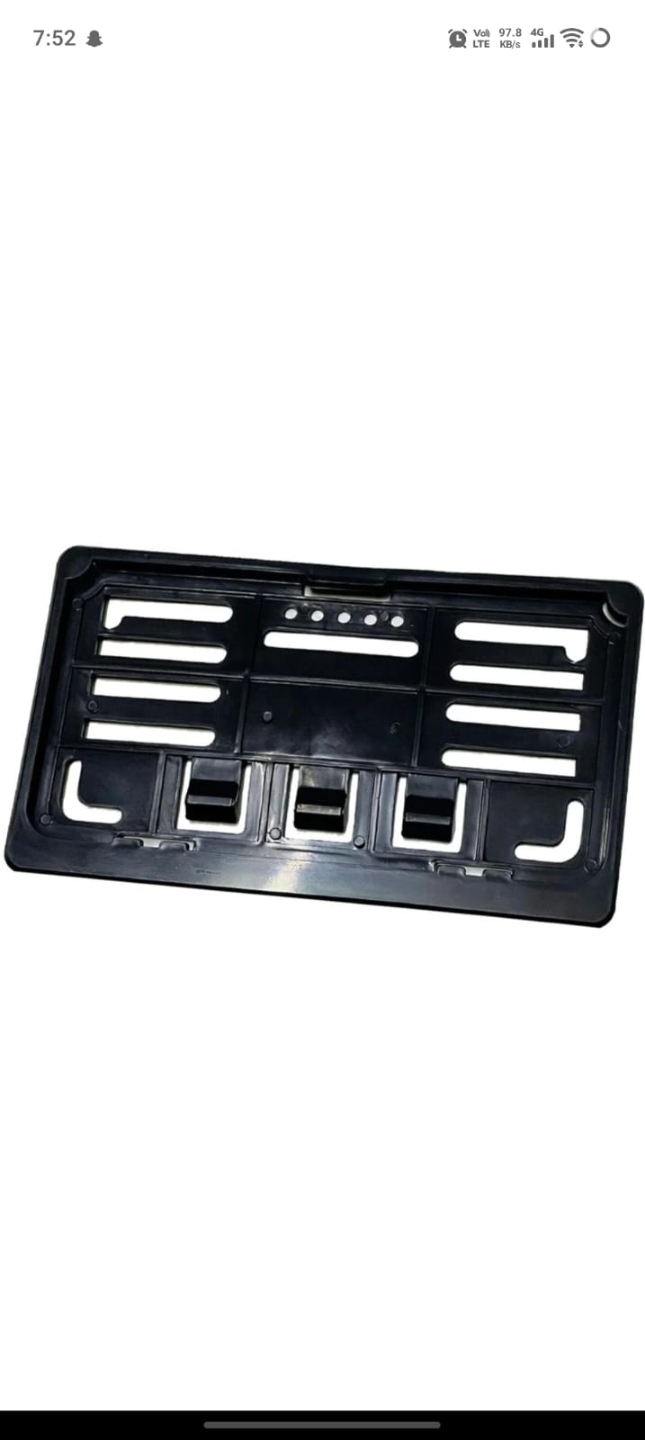 BIKE NUMBER PLATE FRAME