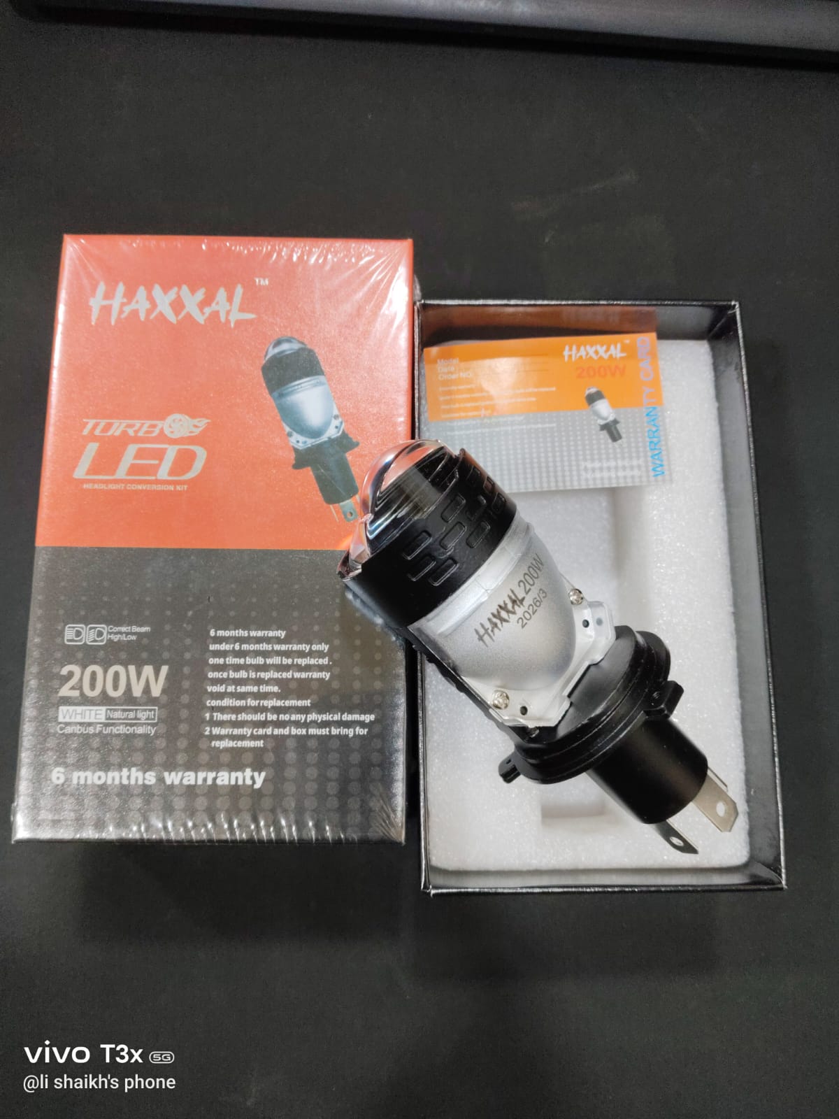 HAXXAL LED TURBO HEAD LIGHT CONVERSION KIT