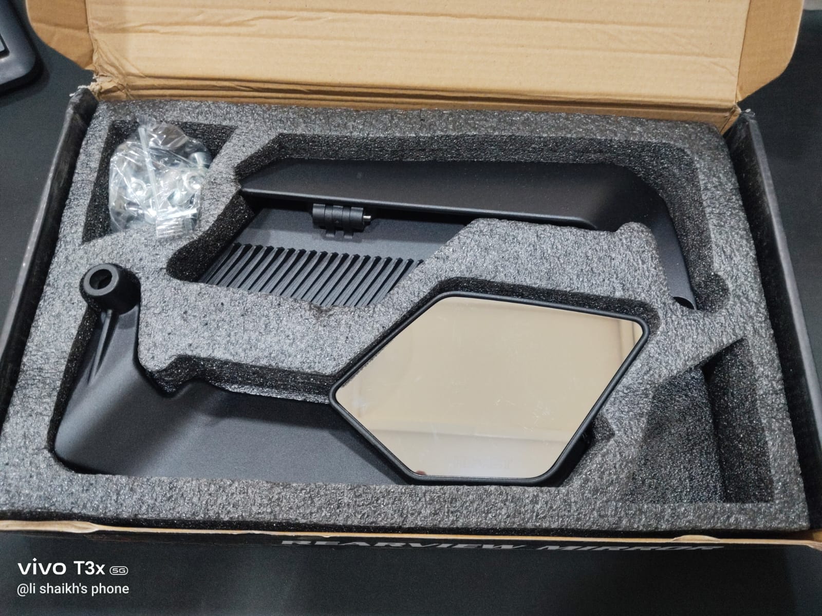 HIFAST REARVIEW MIRROR H3533 V5 BLACK