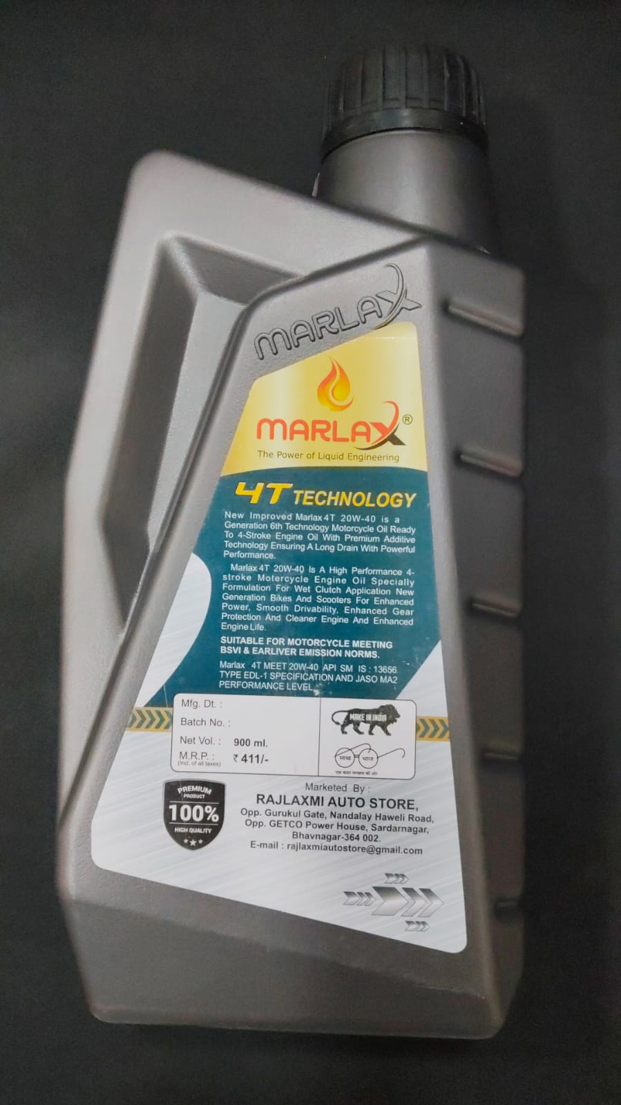 MARLAX ENGINE OIL
