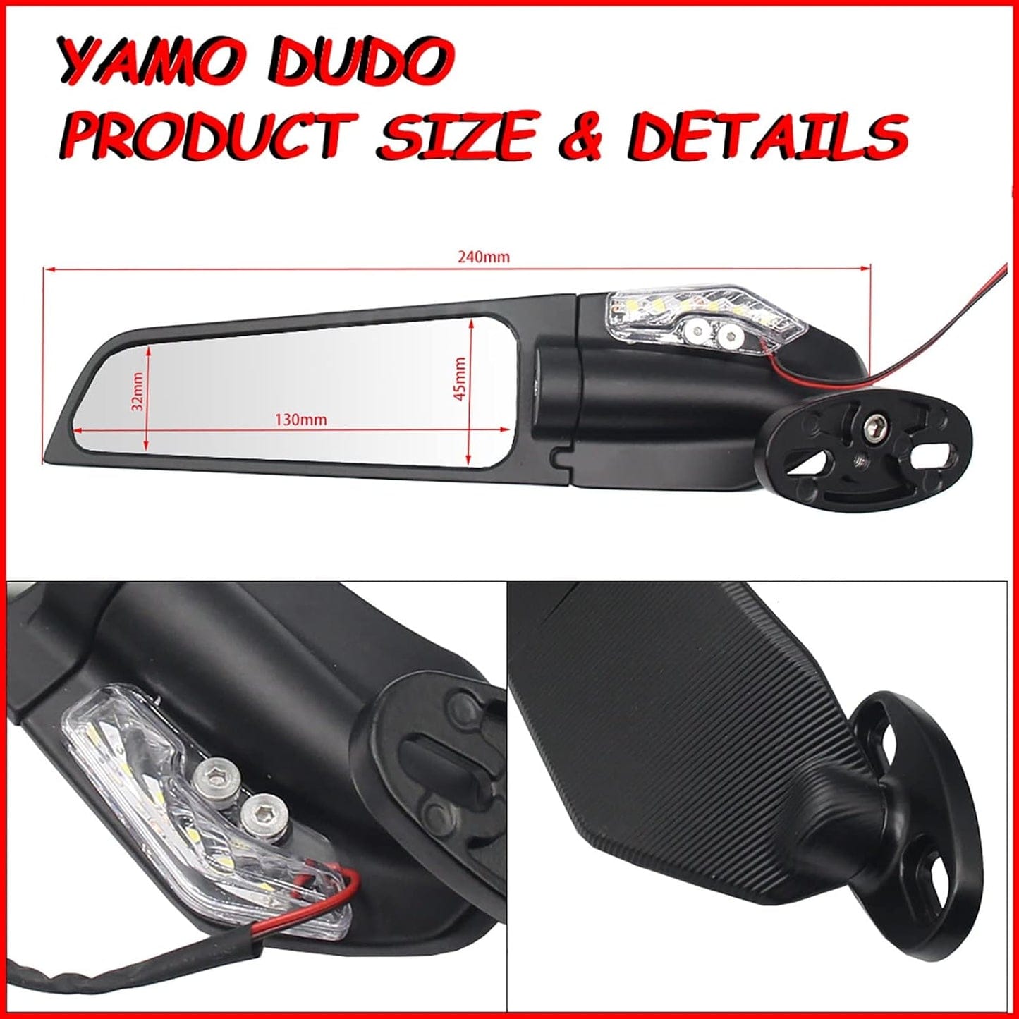 REAR SHORT MIRROR