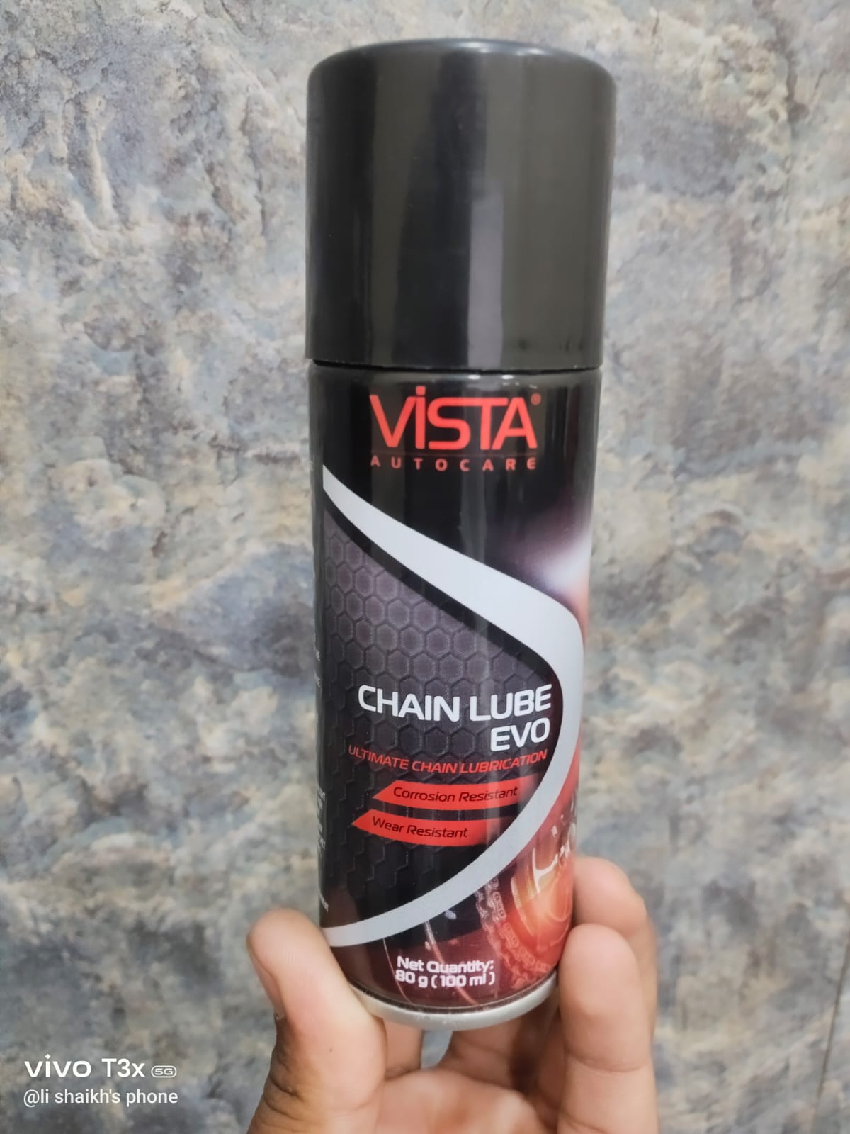 VISTA CHAINE LUBE SPRAY